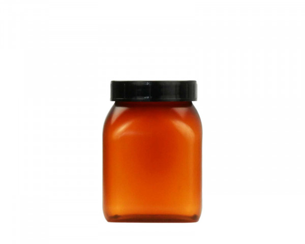 500 ml wide neck container made of PVC with screw cap