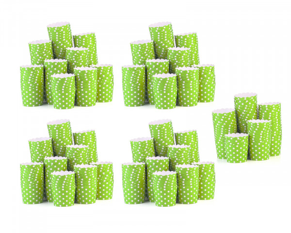 600x stabile Muffin-, Cupcakes Förmchen mit 140 ml Füllvolumen aus FSC Papier mit PET Beschichtung