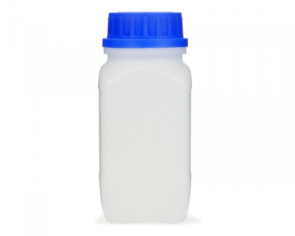 500 ml Wide neck bottle with screw cap, chemical bottle, laboratory bottle HDPE, natural colour