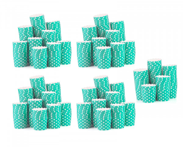 600x stabile Muffin-, Cupcakes Förmchen mit 140 ml Füllvolumen aus FSC Papier mit PET Beschichtung T