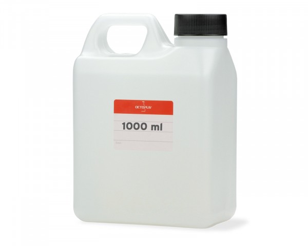 1000 ml canister made of HDPE, canister bottle, water canister G40 with black screw cap