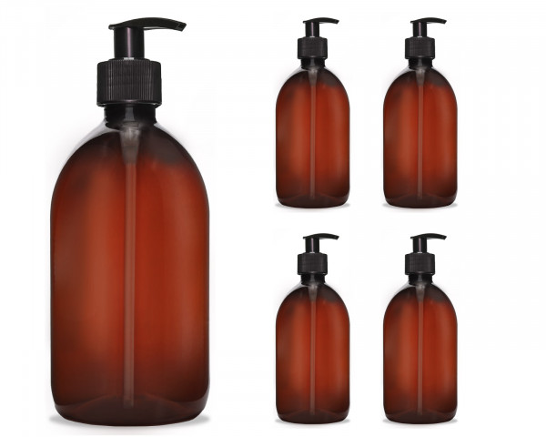 500 ml Seifenspender Cremespender nachfüllbar, Pumpspender f. Desinfektion, Lotions, Flüssigseife