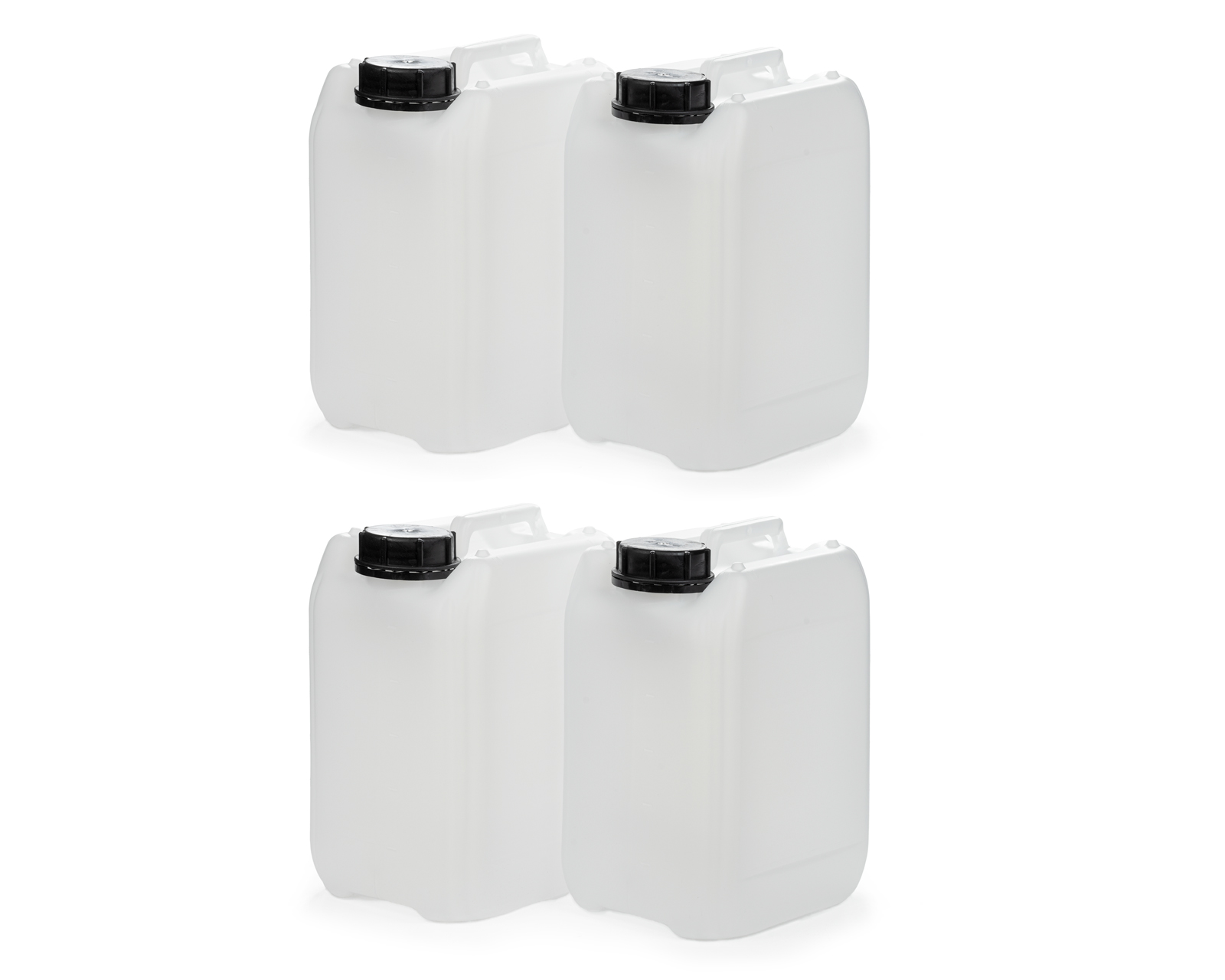 5L Kanister aus HDPE natur mit Verschluss, Gewinde 51mm