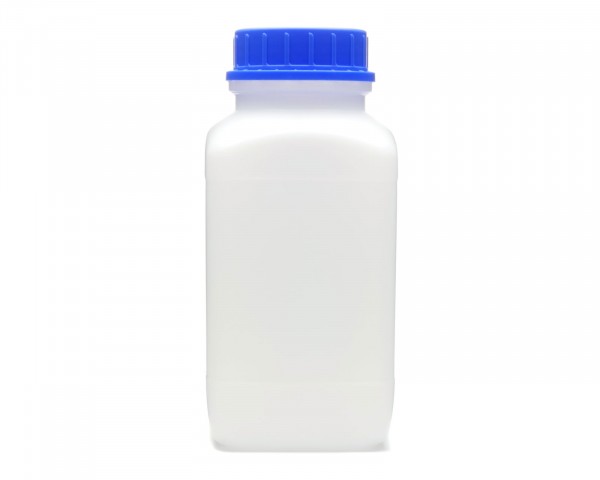 2500 ml Wide neck bottle with screw cap, chemical bottle, laboratory bottle HDPE, natural colour