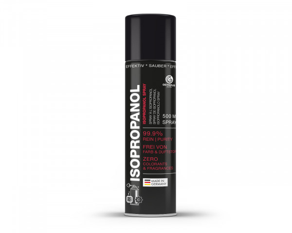 OCTOPUS 99,9% Isopropanol Spray für präzise und schonende Reinigung, 500 ml Reiniger und Fettlöser