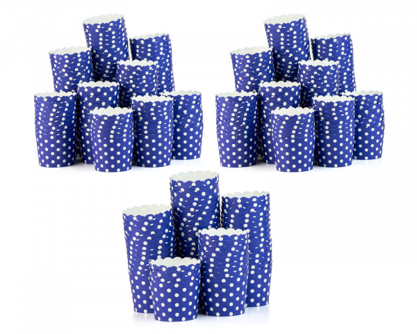 300x stabile Muffin-, Cupcakes Förmchen mit 140 ml Füllvolumen aus FSC Papier mit PET Beschichtung Türkis