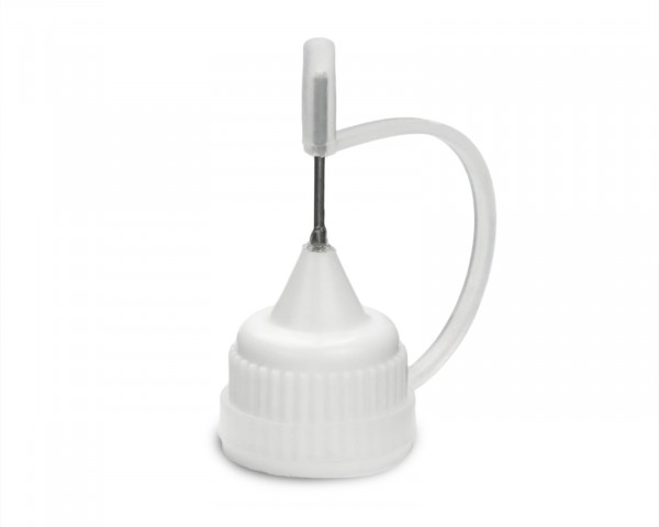 Needle cap for LDPE bottle, white