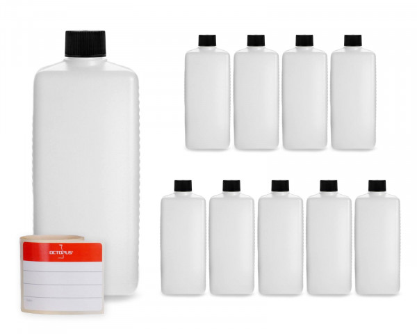 Plastic bottle 500ml, empty, for Refill Kits (10 pcs.)