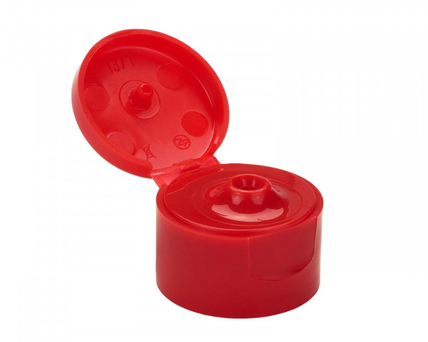 Red hinge cap made of PP thread ND 25