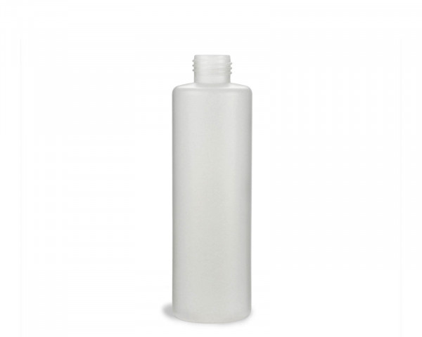 250 ml Plastikflasche, Rundflasche mit 25 mm Gewinde aus HDPE